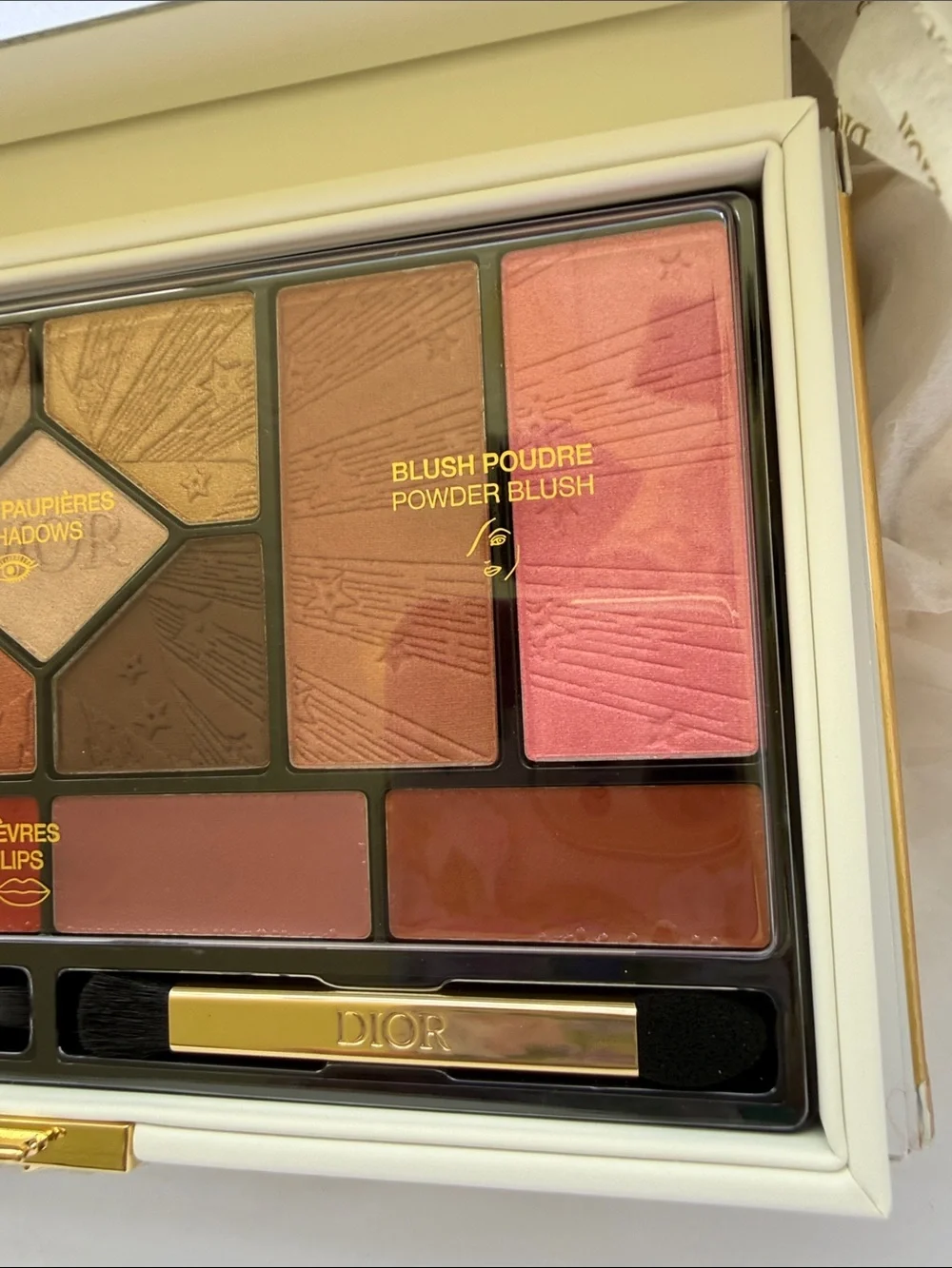 Dior White & Gold Palette Couture Makeup Set